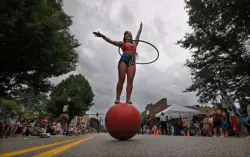 Suburbs celebrate the Fourth of July