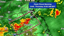 Flash Flood Warning issued for parts of Suffolk, Norfolk, Plymouth, Bristol counties