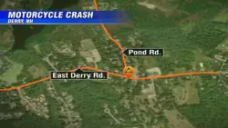 1 dead, 1 injured in Derry, NH motorcycle crash